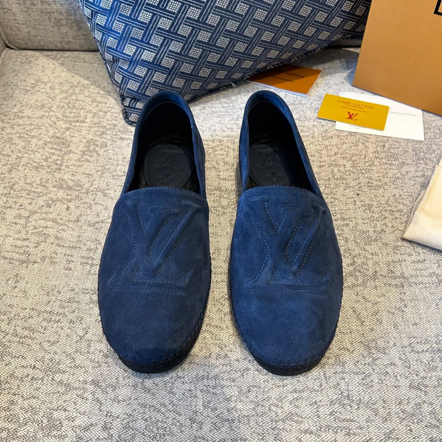 [L Family] Top P: 720💰-Size: 39-44 (customized at 38.45.46) L Family Freesstyle Men's Fisherman Shoes. 2026 Overseas🎆🎆[Spring and Summer New Style: Lv Fisherman Shoes] Material: calf suede, cowhide𥚃, rubber injection process, hemp rope with rubber outsole.